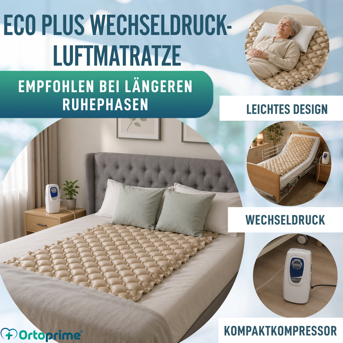 Antidekubitusmatratze mit ECO PLUS-Kompressor