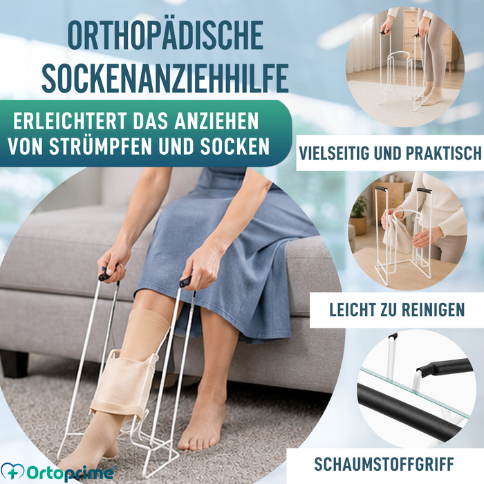 Strumpfanzieher und Kompressionsstrümpfe | Hilfsmittel zum Ankleiden