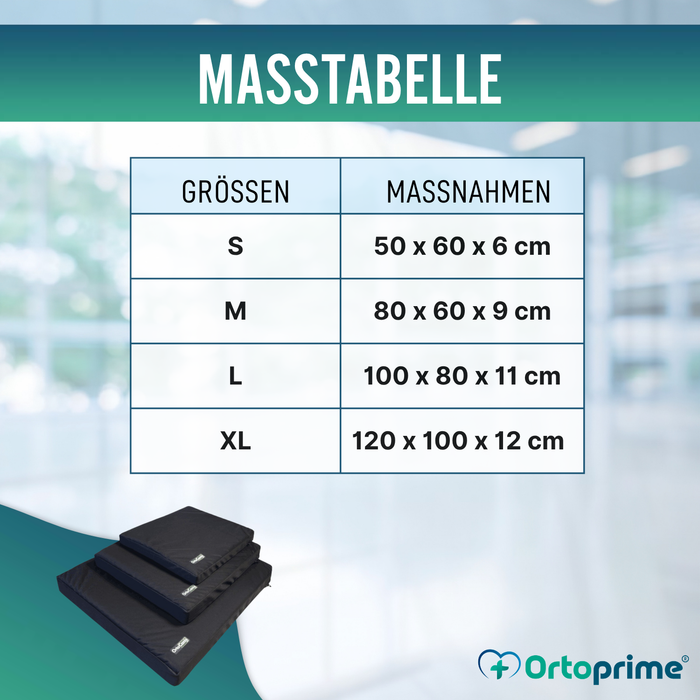Viscoelastische Hundematratze, wasserfester Bezug | 4 Größen