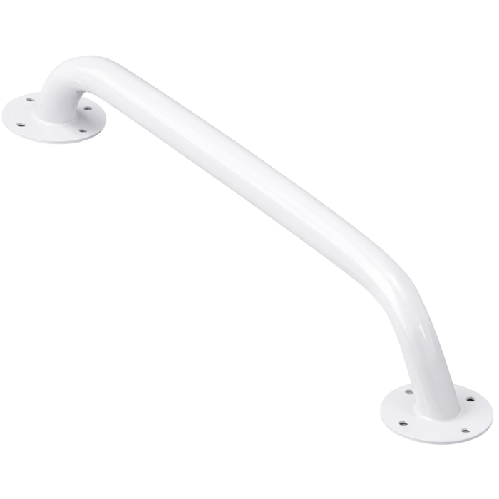 Weiße Stahlgriffe für die Wand | Vier Größen