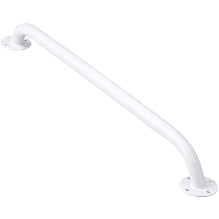 Weiße Stahlgriffe für die Wand | Vier Größen