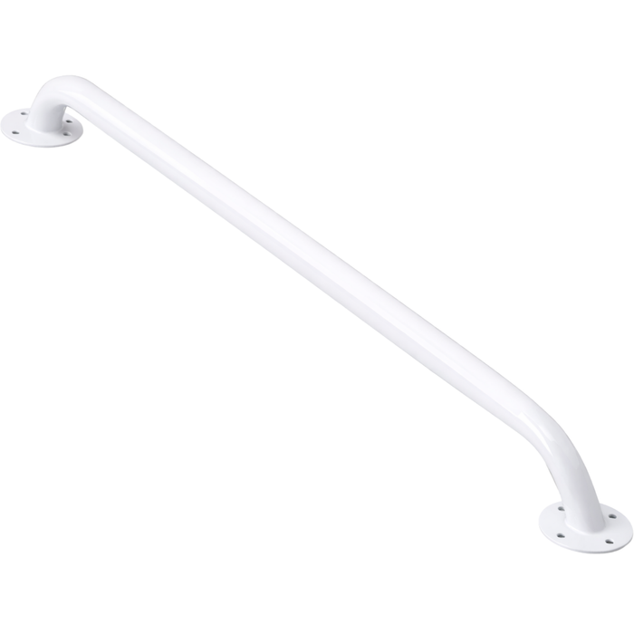 Weiße Stahlgriffe für die Wand | Vier Größen