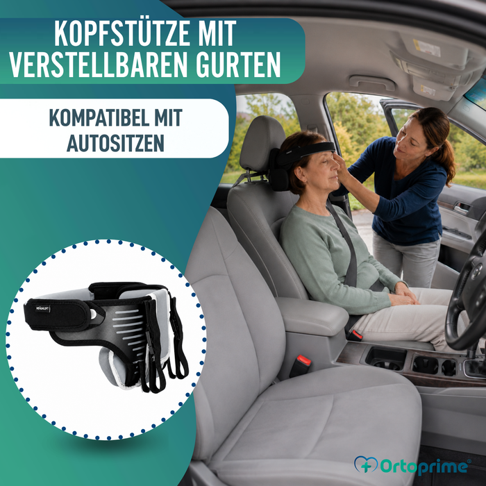 Verstellbare Kopfstütze für Rollstuhl | 2 Modelle