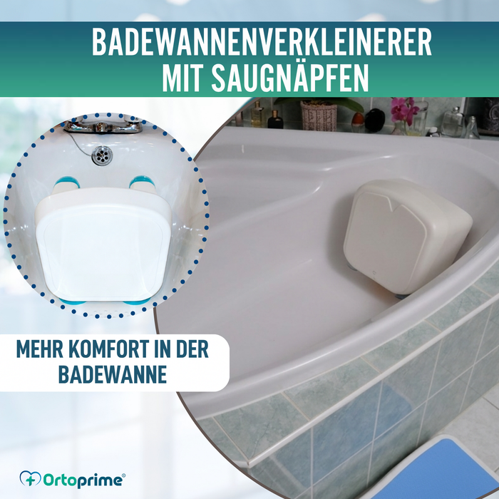 Reduzierender Badewannenständer mit Saugnäpfen | Anpassbar