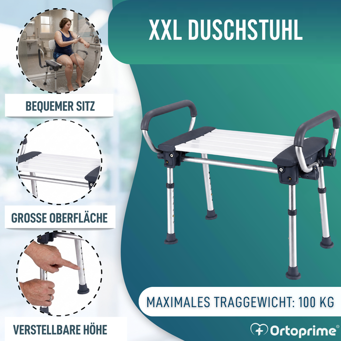 Bariatrisches XXL Badekissen Aufblasbar | Armlehnen