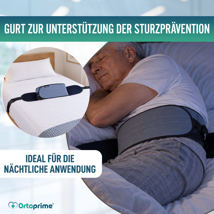 Bauchgurt zur Vermeidung von Stürzen im Bett