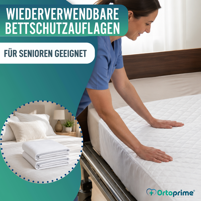 PACK 2 Superabsorbierende Bettauflagen 135 cm 4,65 Liter/m2