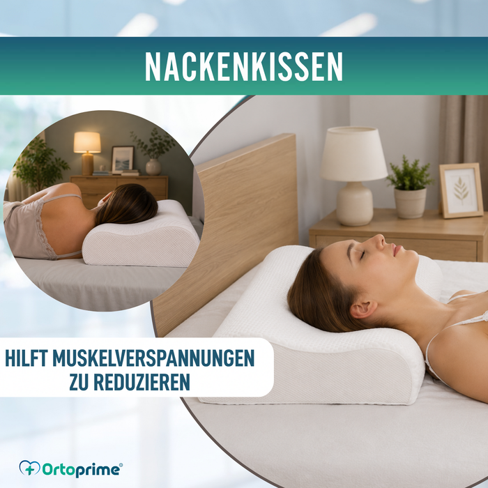 Viskoelastisches Nackenkissen | Effektive Unterstützung