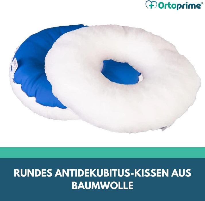 Runder Antidecubitus-Sitzkissen aus Baumwolle