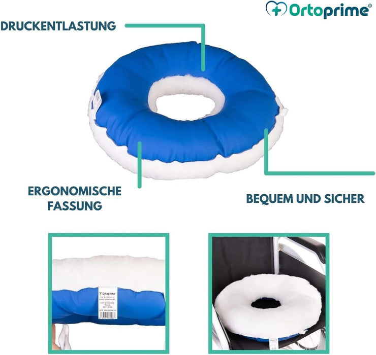 Runder Antidecubitus-Sitzkissen aus Baumwolle