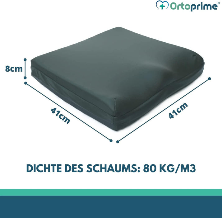 Viskoelastisches Anti-Dekubitus-Kissen für Rollstühle 80kg/m3