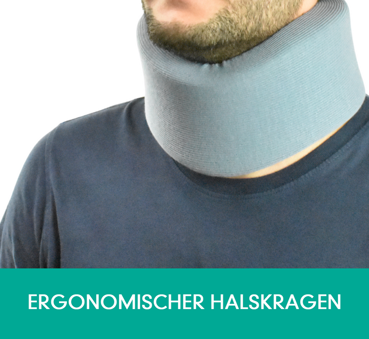 Weicher ergonomischer Halskragen mit verstellbaren Bändern