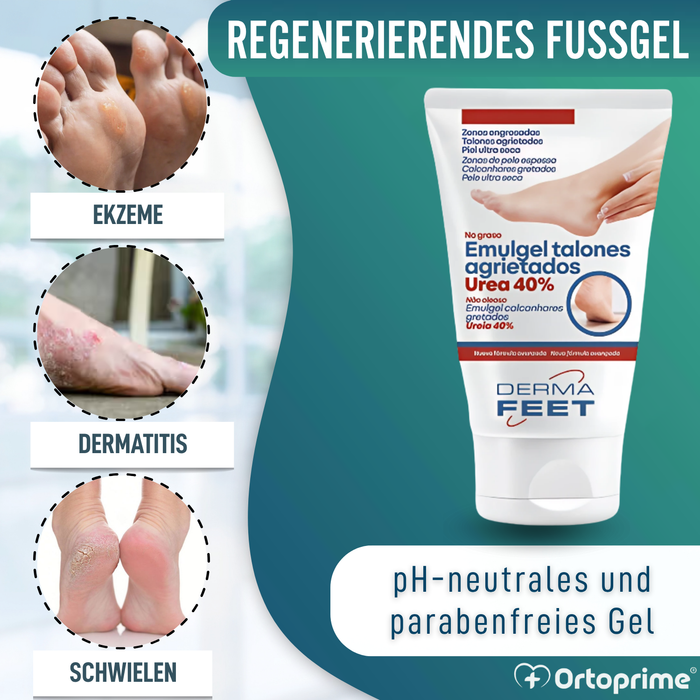 Gel für rissige Fersen | 40% Urea Konzentration