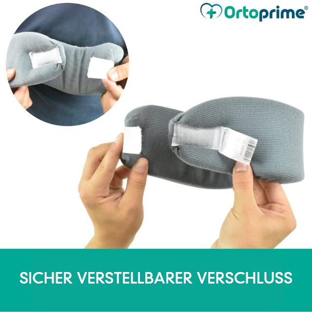 Weicher ergonomischer Halskragen mit verstellbaren Bändern