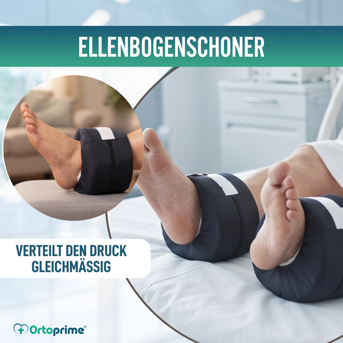 Runde Antidekubitus Fersenschoner Verstellbar und Wasserdicht | Ellbogen und Füße