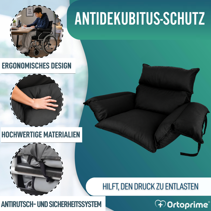 Antidekubitus-Schutzkissen für Rollstühle und Relaxsessel