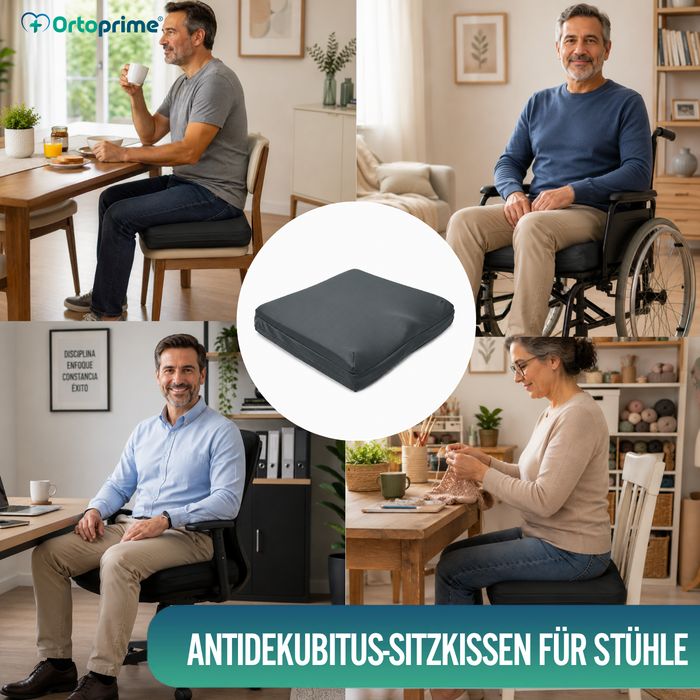Antidekubitus-Sitzkissen Viscoelastisch 80kg/m3