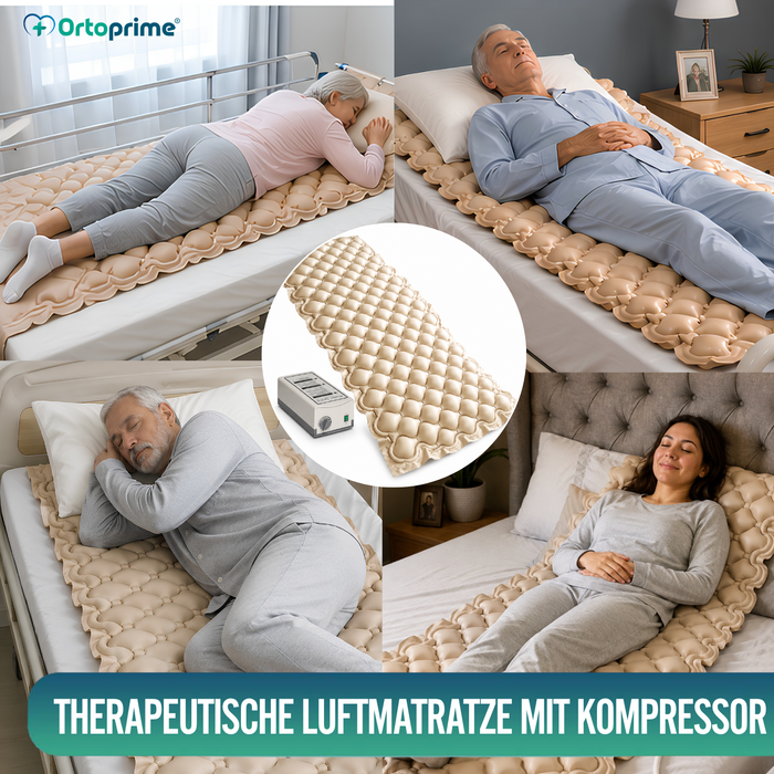Anti-Dekubitus Luftmatratze mit Kompressor Confort Care —