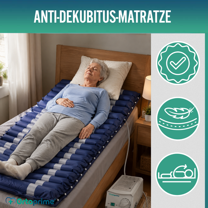 Matratze mit MAXIPLUS-Kompressor gegen Dekubitus
