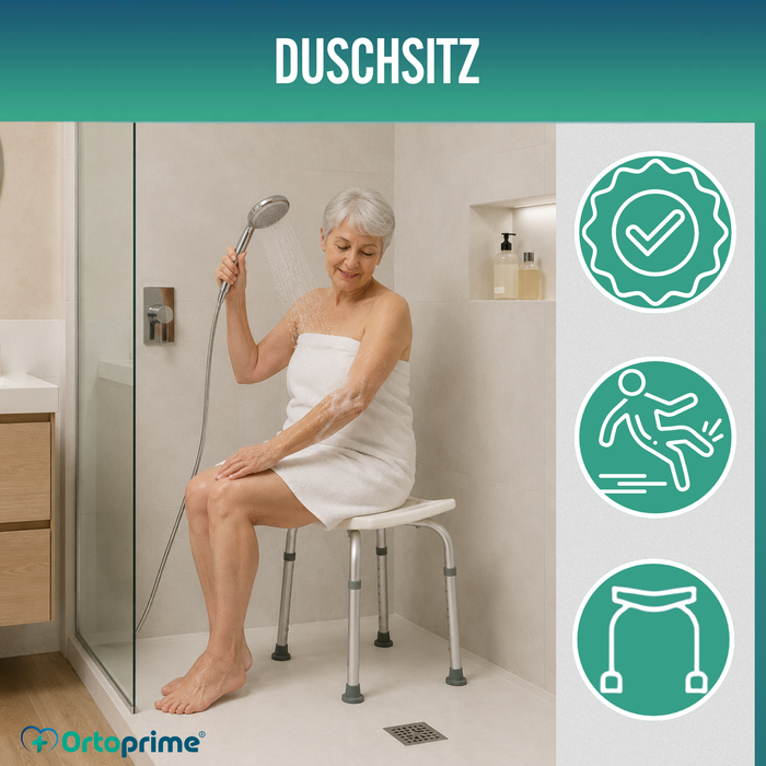Rutschfester Duschhocker