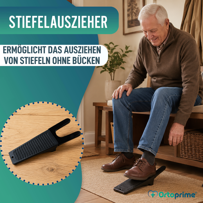Orthopädischer Kunststoff-Schuhanzieher Rutschfest | 13 cm