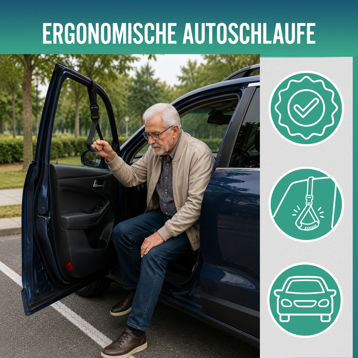 Auto-Ausstiegsgurt mit Ergonomischem Haltegriff