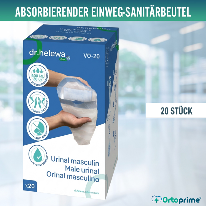 Einweg-Hygienebeutel für Männliche Urinale 600 ml