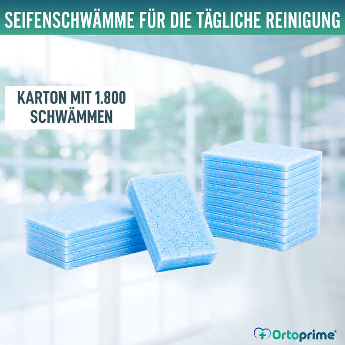 Einweg-Seifenschwämme, 1800 Stück pro Packung