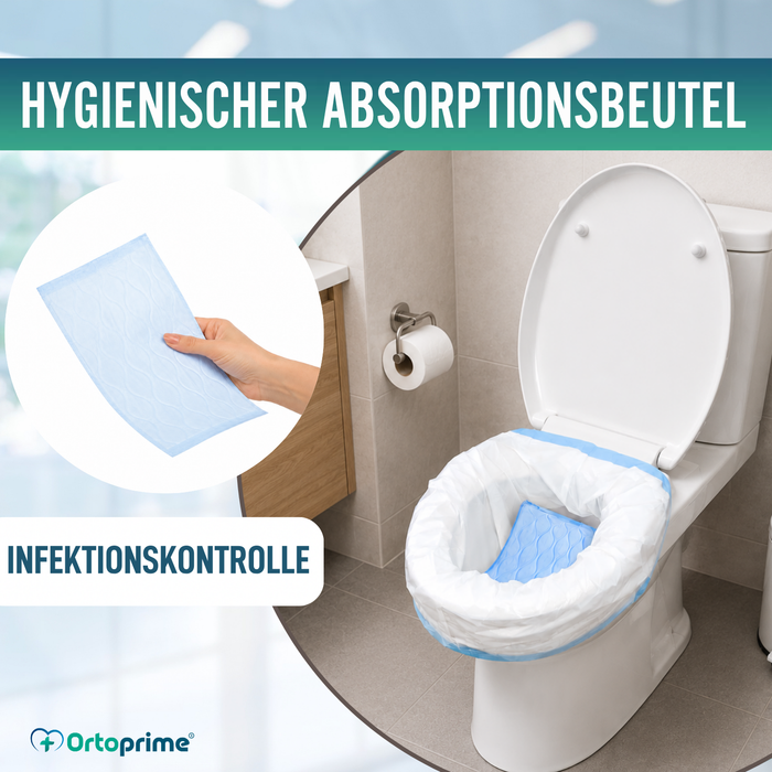 Einweg-Toilettensäcke Saugfähig | 20 Stück Pack