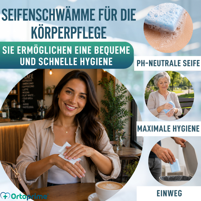 Einweg-Seifenschwämme für Babys und Erwachsene