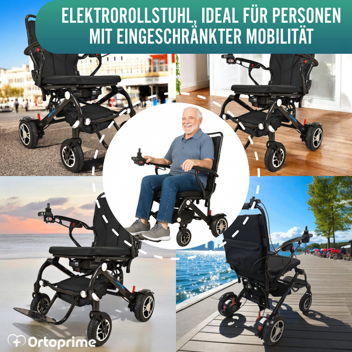 Transportabler Elektromobil Rollstuhl Hochleistungsfähig