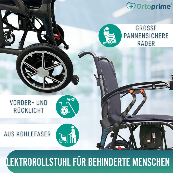 Komfortabler Elektrischer Rollstuhl | Kohlefaser