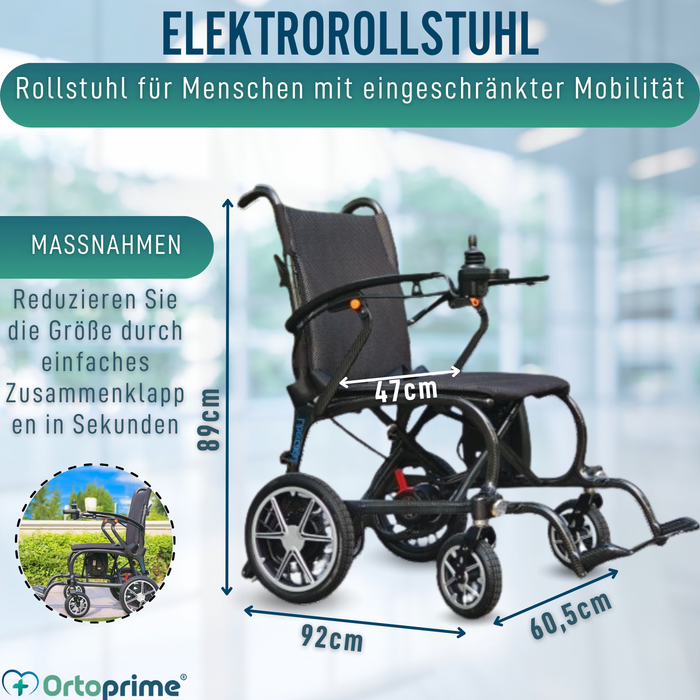 Komfortabler Elektrischer Rollstuhl | Kohlefaser