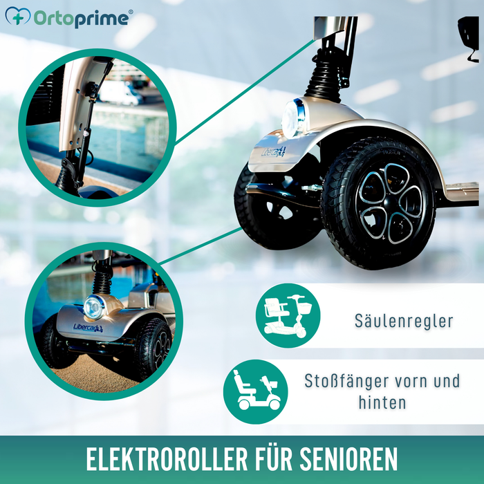 Hochwertiger Elektroroller für Erwachsene | 4 Räder