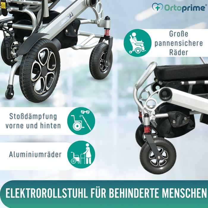 Ultraleichter Elektrorollstuhl mit Lithium-Batterie