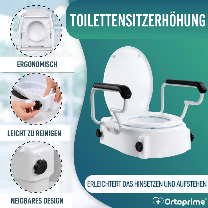 Toilettensitzerhöher OrtoPrime Confort