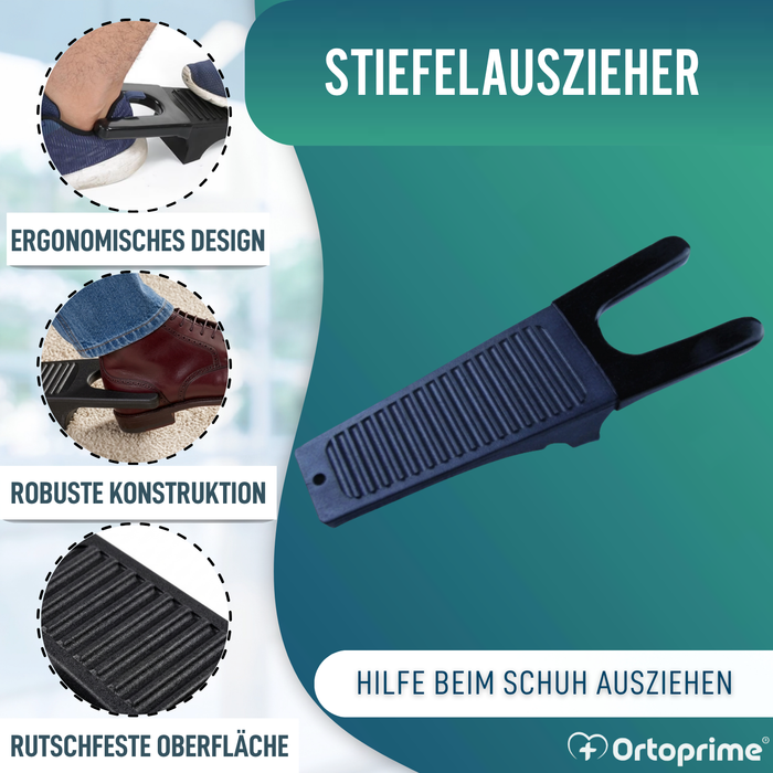 Orthopädischer Kunststoff-Schuhanzieher Rutschfest | 13 cm