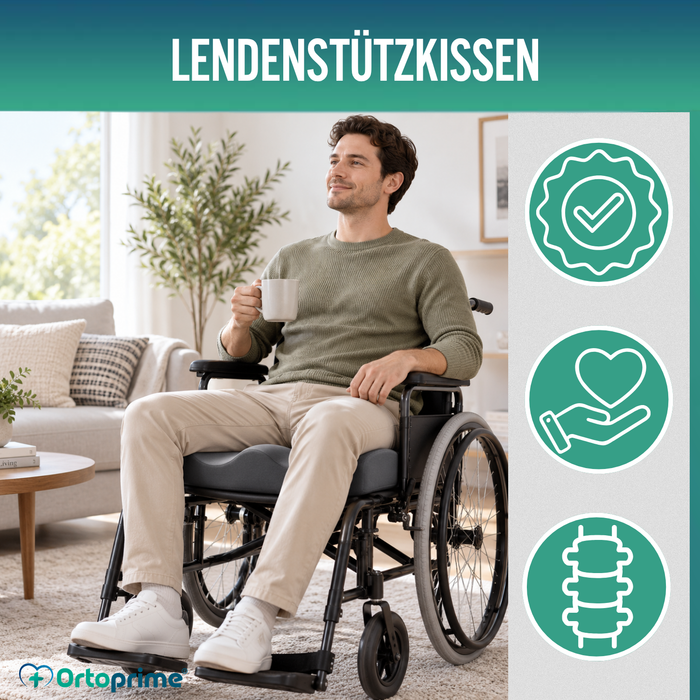 Orthopädisches Rutschfestes Sitzkissen für das Steißbein | Ergonomisch