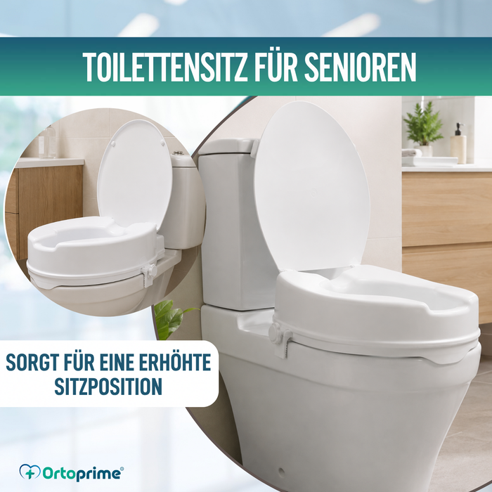 WC-Erhöhung mit Deckel 10 cm | Universal