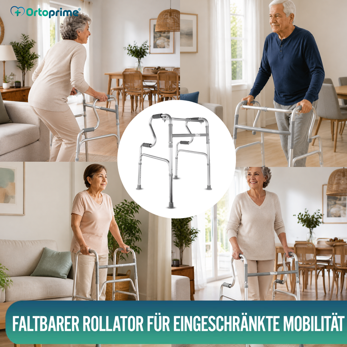 Rollator für Erwachsene mit Incorporator | Faltbarer Rollator