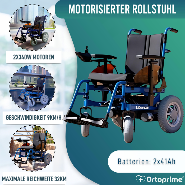 Verstellbarer Elektrorollstuhl | Mehrere Positionen