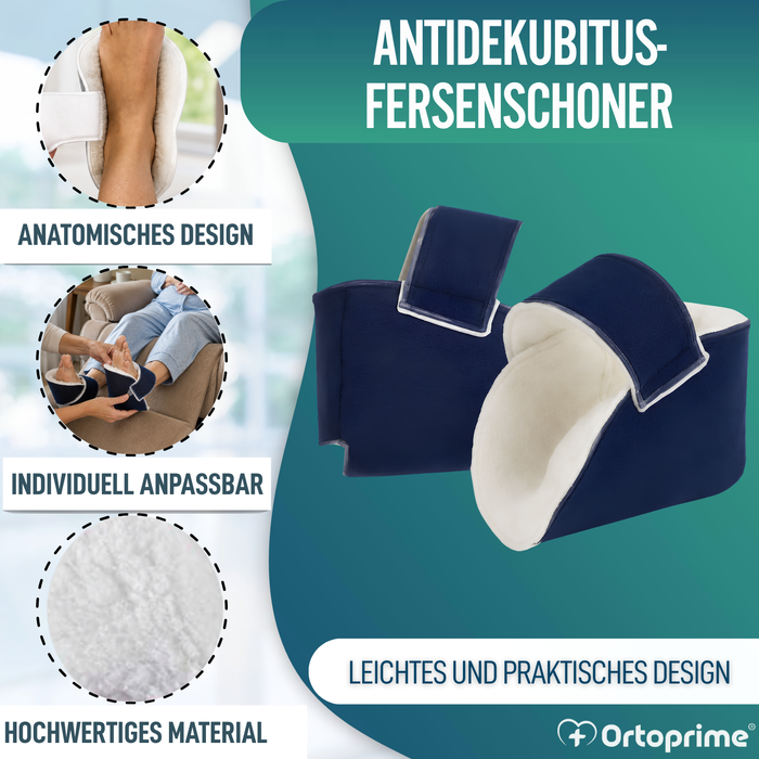 Weiche Anti-Dekubitus-Fußschoner für linken und rechten Fuß