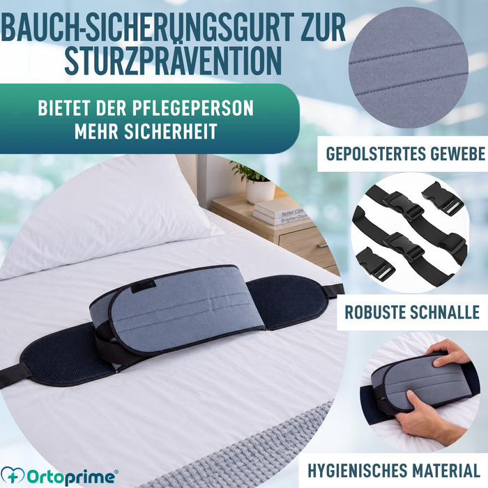 Bauchgurt zur Vermeidung von Stürzen im Bett