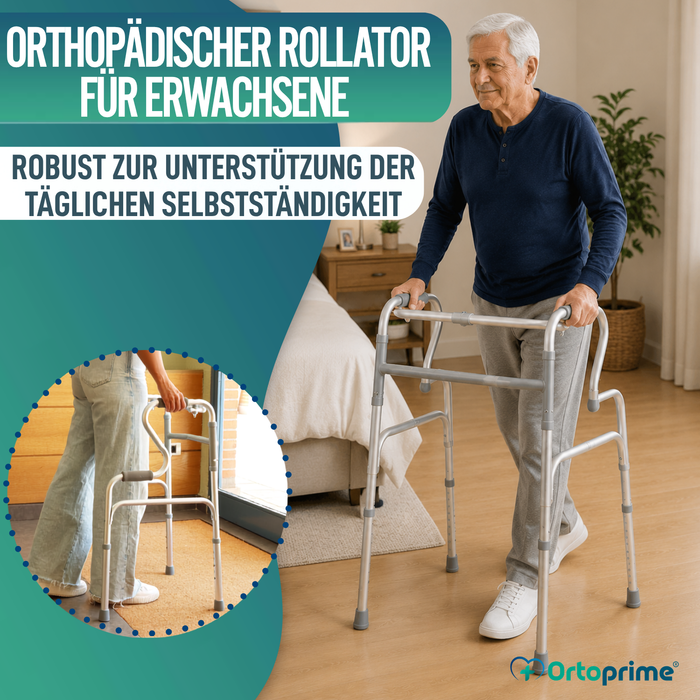 Rollator für Erwachsene mit Incorporator | Faltbarer Rollator