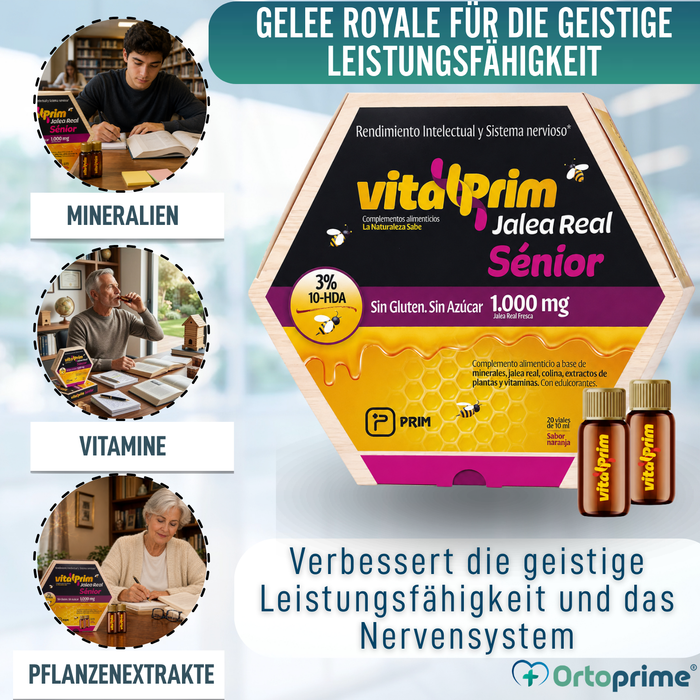 Gelée Royale für Intellekt und Nervensystem