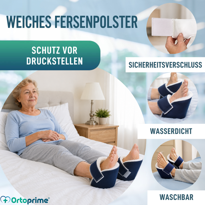 Weiche Anti-Dekubitus-Fußschoner für linken und rechten Fuß
