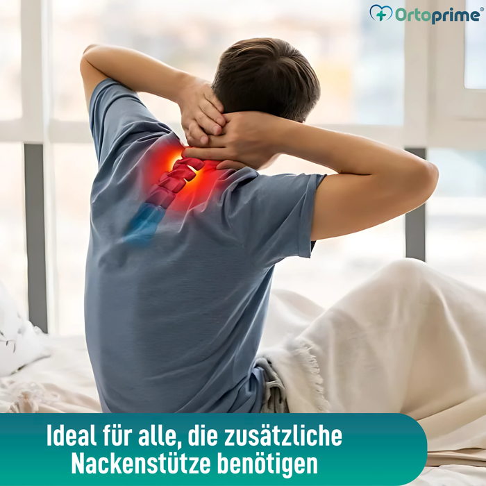 Orthopädisches Gurtzeug mit Kopfstütze für Transferkran