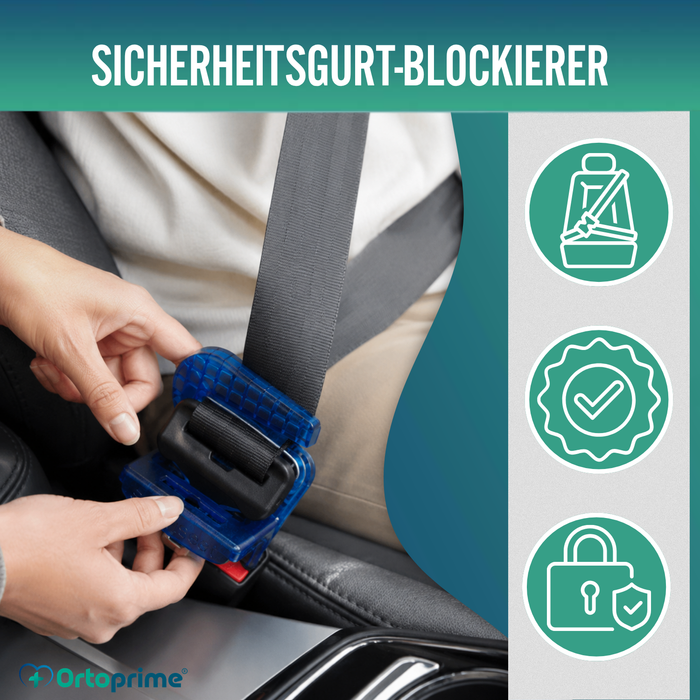Sicherheitsgurt-Sperre mit Entriegelungsschlüsseln