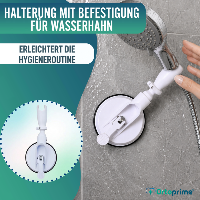 Duschhalter mit Saugnapf und Hebel | Universalhalter