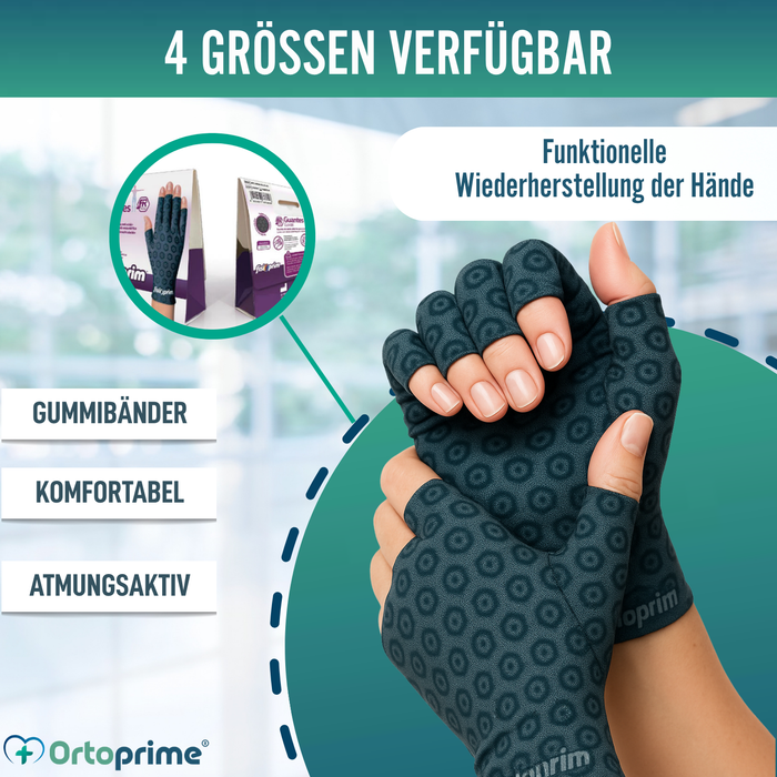 Therapeutische Arthrose-Handschuhe | Elastischer Stoff